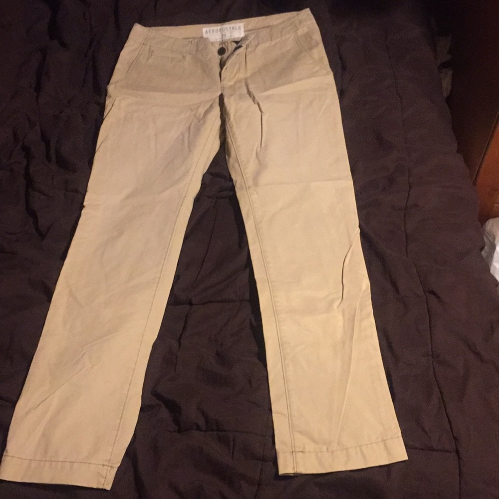 Aeropostale slim fit khaki pants